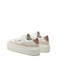 CALVIN KLEIN FF CUPSOLE LACE UP Baskets en cuir blanc - Chaussures Femme - 5