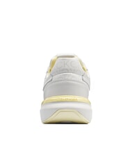 CALVIN KLEIN EPI MONO MIX Baskets en cuir blanc - Chaussures Femme - 6