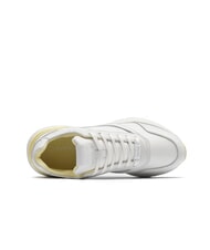 CALVIN KLEIN EPI MONO MIX Baskets en cuir blanc - Chaussures Femme - 5
