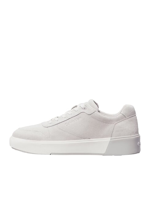 CK Baskets en cuir su&eacute;d&eacute; gris - Chaussures Homme