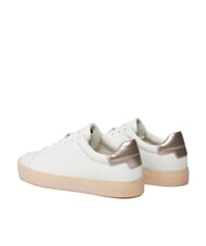 CALVIN KLEIN CUPSOLE LACE UP PEARL Baskets en cuir blanc - Chaussures Femme - 5