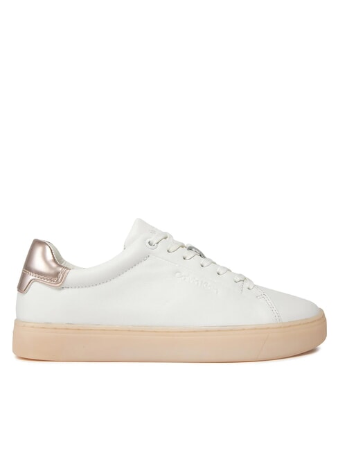 CUPSOLE LACE UP PEARL Baskets en cuir blanc - Chaussures Femme