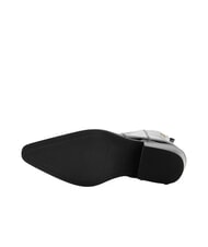 TOMMY HILFIGER TH COWBOY Bottes texanes en cuir brillant noir - Chaussures Femme - 6