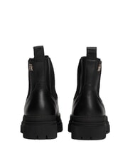 TOMMY HILFIGER TH bottines Chelsea en cuir noir - Chaussures Femme - 6