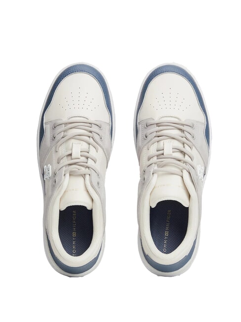 TH Baskets en cuir blanc - Chaussures Femme