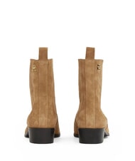 TOMMY HILFIGER COWBOY CHELSEA Bottines en daim &agrave; bout pointu kaki - Chaussures Femme - 4