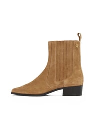 TOMMY HILFIGER COWBOY CHELSEA Bottines en daim &agrave; bout pointu - Chaussures Femme