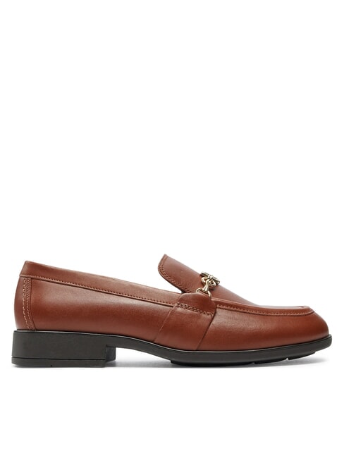 TH  Mocassins en cuir brun cognac - Chaussures Femme