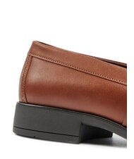 TOMMY HILFIGER TH  Mocassins en cuir brun cognac - Chaussures Femme - 4