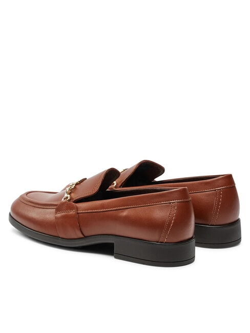 TH  Mocassins en cuir brun cognac - Chaussures Femme