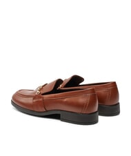 TOMMY HILFIGER TH  Mocassins en cuir brun cognac - Chaussures Femme - 6