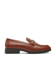 TOMMY HILFIGER TH  Mocassins en cuir brun cognac - Chaussures Femme - 2
