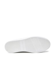 TOMMY HILFIGER STRIPES PLATFORM Baskets montantes en cuir &eacute;cru - Chaussures Femme - 6