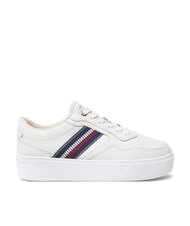 TOMMY HILFIGER STRIPES PLATFORM Baskets montantes en cuir - Chaussures Femme