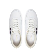 TOMMY HILFIGER STRIPES PLATFORM Baskets montantes en cuir &eacute;cru - Chaussures Femme - 4