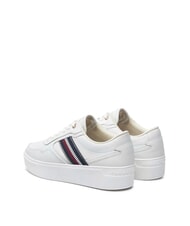 TOMMY HILFIGER STRIPES PLATFORM Baskets montantes en cuir &eacute;cru - Chaussures Femme - 5