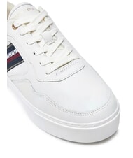 TOMMY HILFIGER STRIPES PLATFORM Baskets montantes en cuir &eacute;cru - Chaussures Femme - 3