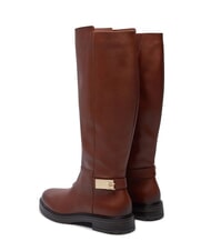 TOMMY HILFIGER TH Bottes en cuir Allti brun cognac - Chaussures Femme - 5