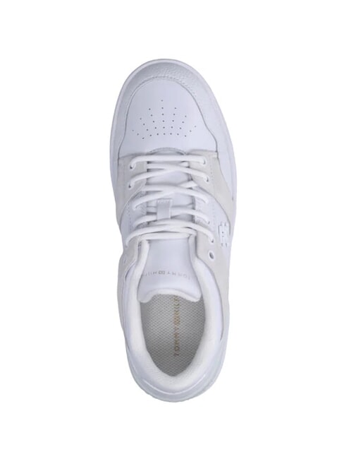 TH Baskets en cuir blanc - Chaussures Femme