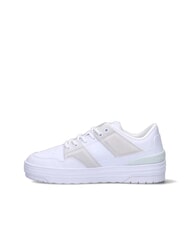 TOMMY HILFIGER TH Baskets en cuir blanc - Chaussures Femme - 4