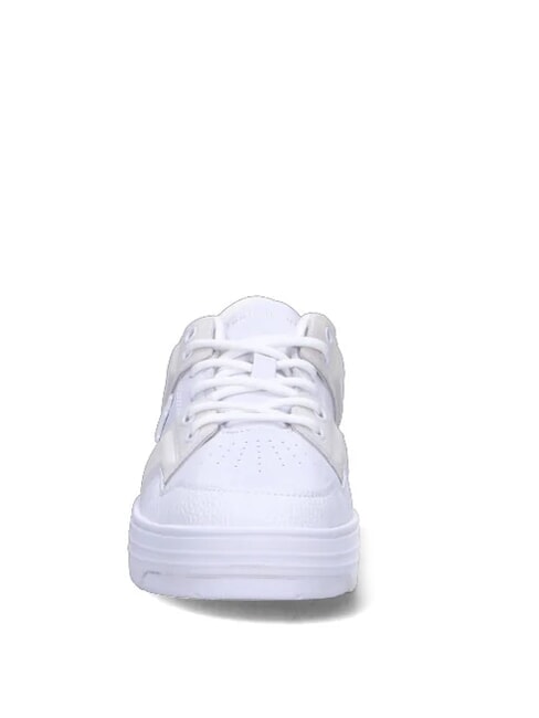TH Baskets en cuir blanc - Chaussures Femme
