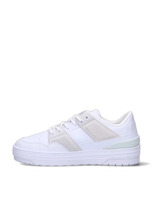 TH Baskets en cuir blanc - Chaussures Femme