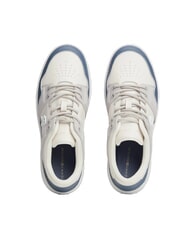 TOMMY HILFIGER TH Baskets en cuir blanc - Chaussures Femme - 4