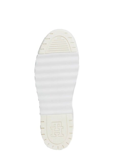 TH Baskets en cuir blanc - Chaussures Femme