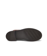 TOMMY HILFIGER TH CHAIN Bottines basses en cuir avec fermeture &eacute;clair brun cognac - Chaussures Femme - 6