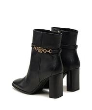 TOMMY HILFIGER TH CHAIN bottines en cuir noir - Chaussures Femme - 5