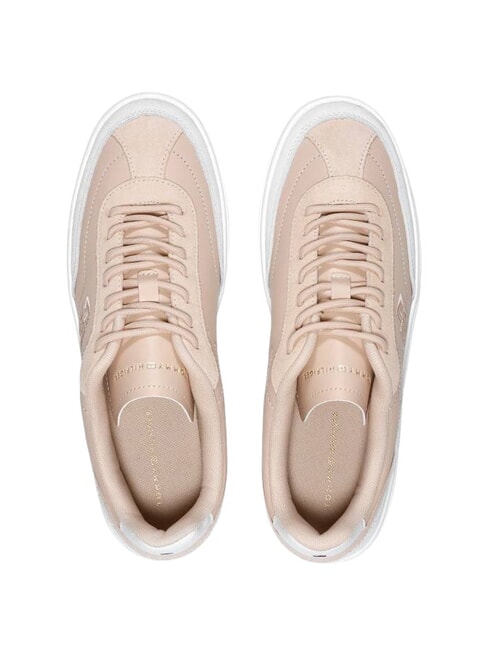 HERITAGE COURT Baskets en cuir  rose - Chaussures Femme