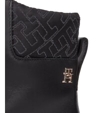 TOMMY HILFIGER CLEATED LACE-UP Bottines &agrave; lacets avec col rembourr&eacute; noir - Chaussures Femme - 4