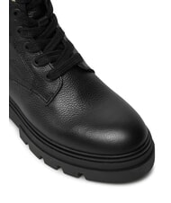 TOMMY HILFIGER BICOLOR Bottes en cuir &agrave; lacets noir - Chaussures Femme - 3