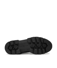 TOMMY HILFIGER BICOLOR Bottes en cuir &agrave; lacets noir - Chaussures Femme - 6