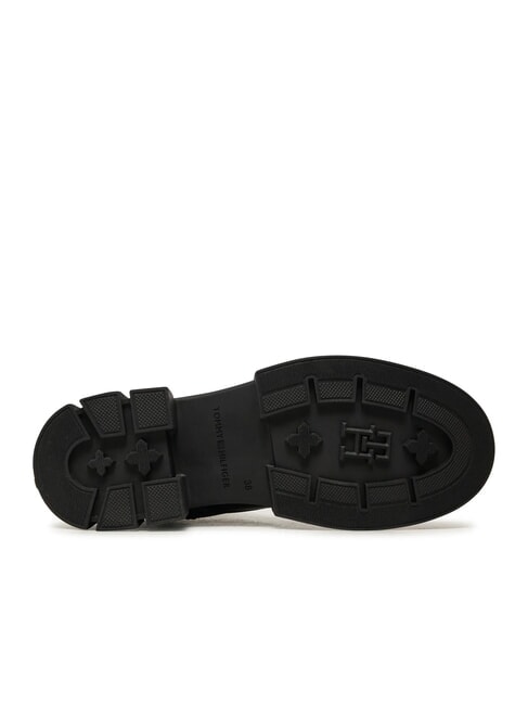 LACE -UP BIKE Bottes en cuir &agrave; lacets noir - Chaussures Femme