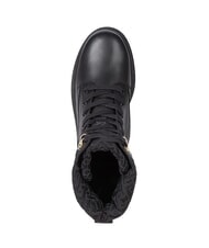 TOMMY HILFIGER CLEATED LACE-UP Bottines &agrave; lacets avec col rembourr&eacute; noir - Chaussures Femme - 5