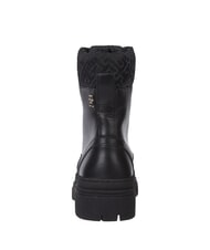 TOMMY HILFIGER CLEATED LACE-UP Bottines &agrave; lacets avec col rembourr&eacute; noir - Chaussures Femme - 6