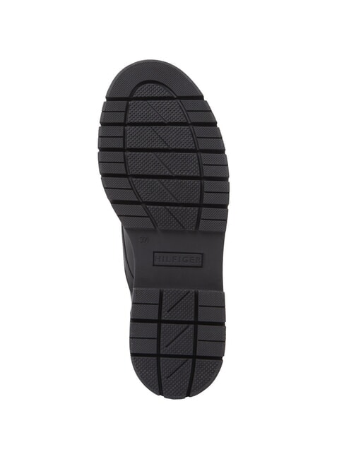 CLEATED LACE-UP Bottines &agrave; lacets avec col rembourr&eacute; noir - Chaussures Femme