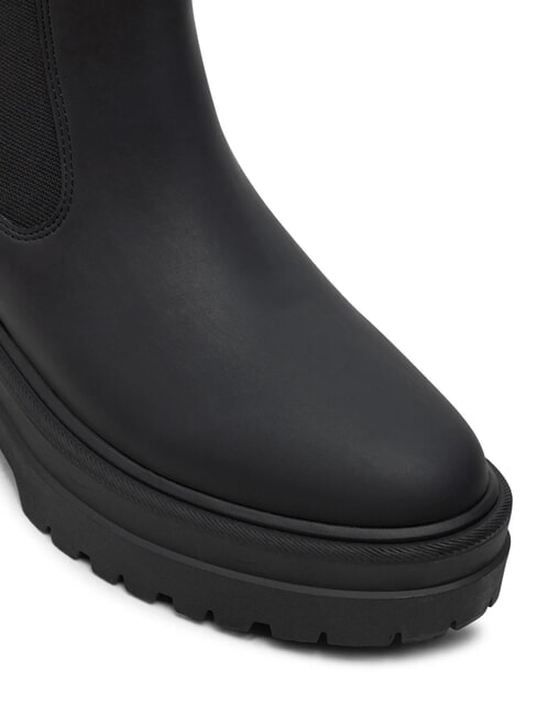 RUBBERISED CHEALSEA Bottines &agrave; empi&egrave;cement &eacute;lastique noir - Chaussures Femme