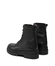 TOMMY HILFIGER BICOLOR Bottes en cuir &agrave; lacets noir - Chaussures Femme - 5