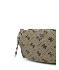 GUESS POUCH pochette en tissu combinaison de logo sable 4g - Sacs banane - 3