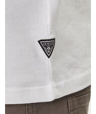GUESS DROP SHADOW T-shirt &agrave; manches courtes avec impression 4G blanc pur - T-shirt - 4