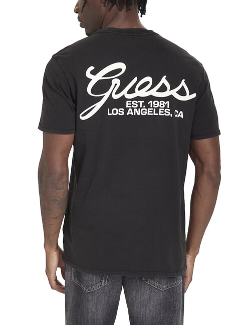 SCRIPT LOGO T-shirt imprim&eacute; &agrave; manches courtes noir de jais multi - T-shirt