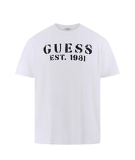 GUESS MARINA PRINT T-shirt &agrave; manches courtes avec poche blanc pur - T-shirt - 4