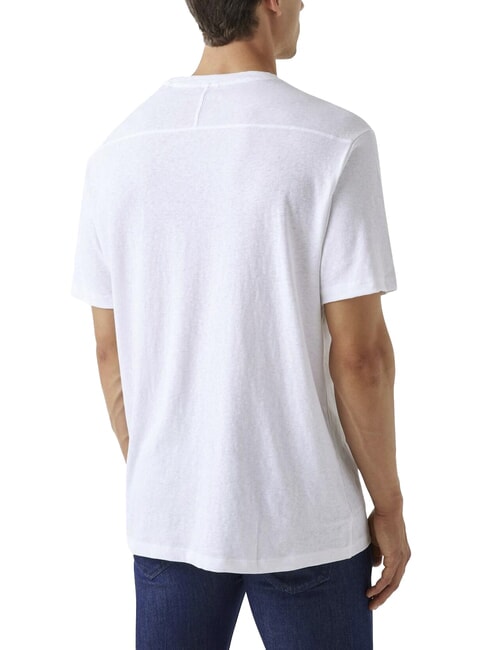 MARINA PRINT T-shirt &agrave; manches courtes avec poche blanc pur - T-shirt