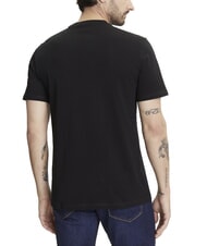GUESS FLOCK T-shirt &agrave; manches courtes coupe classique jetbla - T-shirt - 2