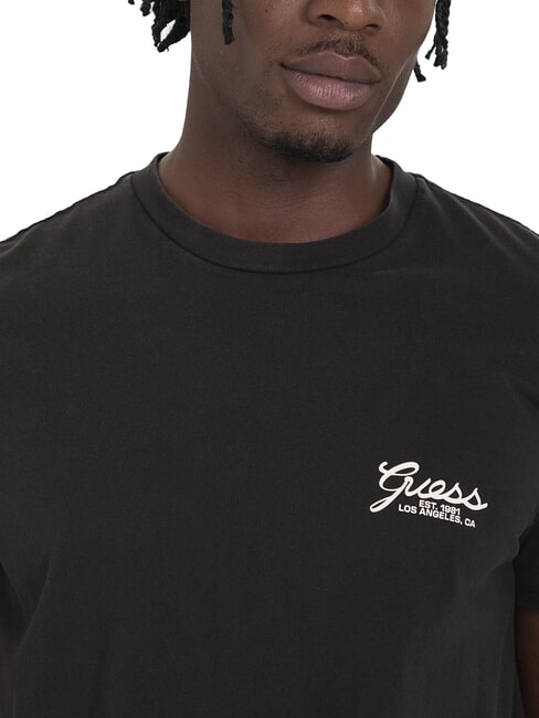 SCRIPT LOGO T-shirt imprim&eacute; &agrave; manches courtes noir de jais multi - T-shirt