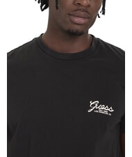 GUESS SCRIPT LOGO T-shirt imprim&eacute; &agrave; manches courtes noir de jais multi - T-shirt - 3