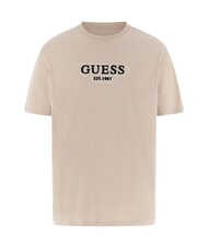 GUESS SMALL LOGO T-shirt &agrave; manches courtes coupe classique pierre de pasadena - T-shirt - 4