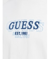 GUESS SMALL LOGO T-shirt &agrave; manches courtes coupe classique blanc pur - T-shirt - 3